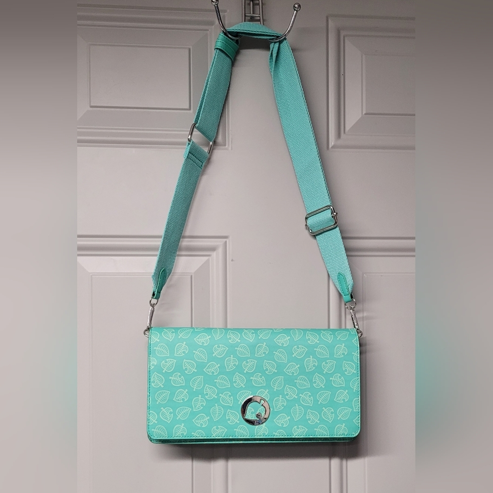Animal Crossing Nintendo Switch flap Bag with adjustable and removable strap